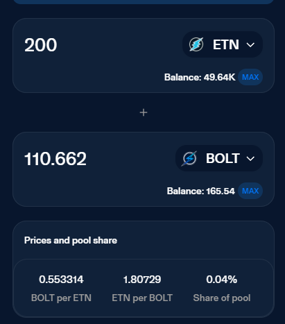 Select Amount